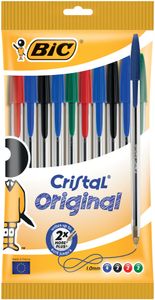 BIC Kugelschreiber Cristal Original sortiert 10er Beutel