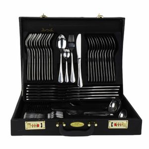 Karl Hausmann 72tlg Set Tafelbesteck Besteckset Nina, poliertes Silber, Edelstahl