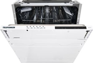 Telefunken ES60V14E Vollintegrierter Geschirrspüler, Einbauspülmaschine, 60 cm, 14 Maßgedecke, 6 Programme, Besteckkorb