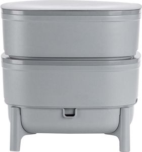 PLASTIA s.r.o. Vermikompostér ECO, šedý recyklát