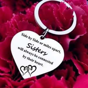 Herz-Schlüsselanhänger, Geschenk für gute Schwestern, Weihnachtsgeschenk