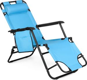 Outtec® Klappbare Gartensessel Sonnenliege - bis 150 kg - Liegestuhl Klappliege Gartenliege Rückenlehne Campingstuhl Strandsessel Strandstuhl