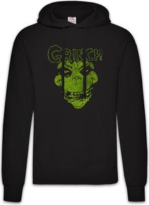 Urban Backwoods Grinchfits, Herren Hoodie, Farbe: Schwarz, Größe: 5XL