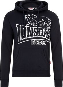 Lonsdale London Kapuzenpullover Kapuzensweatshirt TADLEY mit Kängurutasche und Logo-Druck in figurbetonter Passform