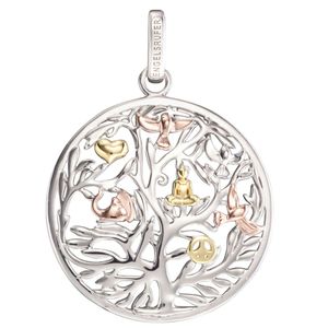 Engelsrufer Anhänger Lebensbaum ERP-TREE-TRICO Sterling Silber Tricolor