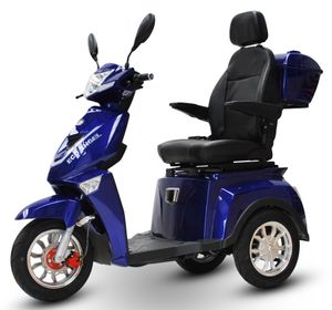 ECO ENGEL 504 Blau 1000 Watt, 25 km/h Senioren Roller Seniorenmobil Elektromobil