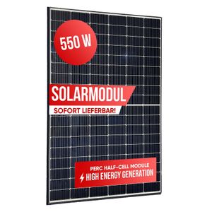 Premium Solar Photovoltaik Solarmodul 550W Mono Paneele  Modell 2024