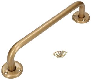 KOTARBAU® Wannengriff 400 mm Gold Halter Badewannengriff Duschgriff Wandgriff Wandhalter Wandmontage Haltegriff für Senioren Badezimmer Badehilfe