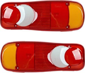 2x Lichtscheibe Glas Heckleuchte Rückleuchte Links = Rechts für Opel Movano B