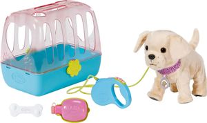BABY born Môj šťastný pes s prepravným boxom