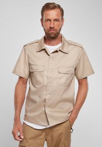 Brandit Hemd US Shirt 1/2 Arm in Beige-XXXL