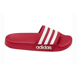 adidas Adilette Shower K Badeschuhe Badelatsche Rot Weiss EG1895, Größe:EUR 28 - UK 10k