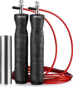 Gymtek® švihadlo so záťažou - nastaviteľné oceľové lano 295 cm - švihadlo, švihadlo, švihadlo pre dospelých - fitness, tréning, posilňovňa, crossfit Gymtek® švihadlo so záťažou - nastaviteľné oceľové lano 295 cm - švihadlo, švihadlo, švihadlo pre dospelých - fitness, tréning, posilňovňa, crossfit