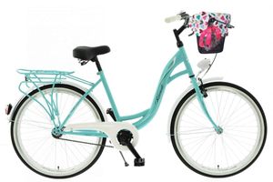 S-Comfort dámsky bicykel, 160-185 cm vysoký, 28", Prehadzovačka Shimano Nexus 3 spd, mäta
