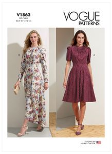 Vogue® Patterns Papierschnittmuster Damen - Kleid - V1862 Vogue® Patterns Größe: B5 (8-10-12-14-16)