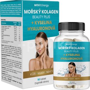 Mořský Kolagen Beauty Plus + Kyselina hyaluronová 90 tablet