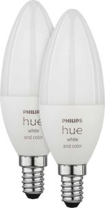 Philips Hue LED Lampe E14 2er Set 5,3W 320lm White Color Amb.