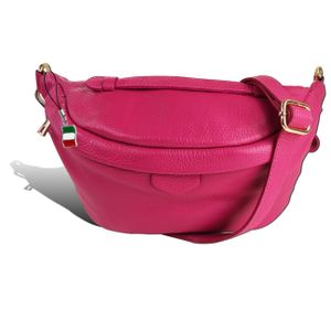 Florence Echtleder Gürteltasche Damen pink Bauchtasche D2OTM806P