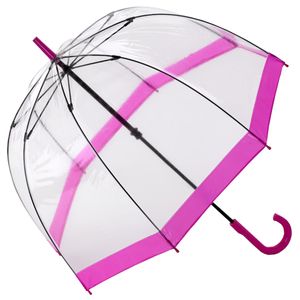 Fulton Regenschirm Glockenschirm transparent durchsichtig