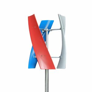 Windkraftanlage Windturbinen Generator   24V 400W 3-Spiralblätter Helix Windkraft Generator Vertikale Achse Windkraft Generator mit  MPPT Controller