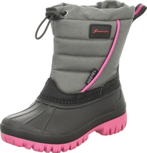Sneakers Mädchen-Allwetterstiefel Grau-Pink, Farbe:grau, EU Größe:34