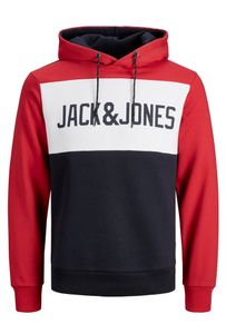 Jack & Jones Herren Sweatshirt 12172344 Tango Red