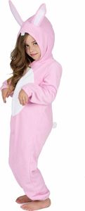 Niedliches Häschen-Kostüm Hasen-Kinderkostüm rosa-weiss