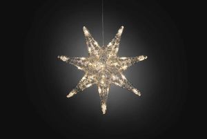 Weihnachtsbeleuchtung Konstsmide LED Acryl Stern weiß Ø45cm 24V innen