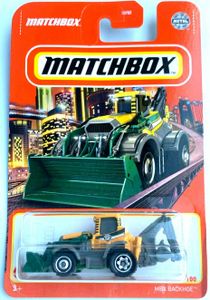 Matchbox MBX Backhoe 68/100 [Green/Yellow] grün gelb Bagger