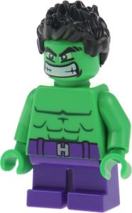 1x Lego Minifigur Super Heroes Mighty Micros Hulk Beine kurz lila 76066 sh0252