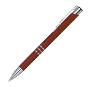 Kugelschreiber aus Metall / Farbe: bordeaux
