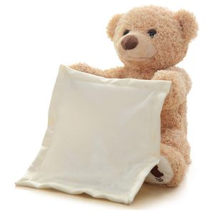 Peek A Boo Bär mit Decke, Interaktiv - Wiederholt, was Sie Sagen Plüsch Teddybär, Spielzeug - BARNIE