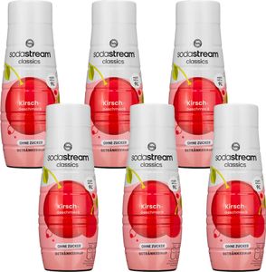 Syrop wiśniowy bez cukru SodaStream 440 ml, 6 sztuk Syrop wiśniowy bez cukru SodaStream 440 ml, 6 sztuk