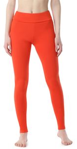 Merry Style Damen Lange Leggings aus Baumwolle MS10-429 (Orange, XL)