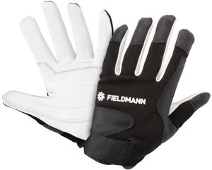 FIELDMANN FZO 7010 Pracovní rukavice, spodní část vyrobena ze syntetické kůže, svrchní část z pružného neoprenu