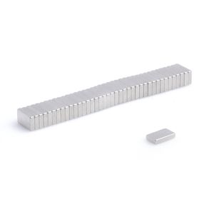 Neodym Magnet 5 x 3 x 1 mm N38 Quader Case - 50 Stück