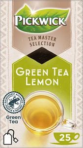Pickwick - Tea Pickwick Master Auswahl Grüne Zitrone 25 | Packen Sie ein 25 -Stück | 4 Stück