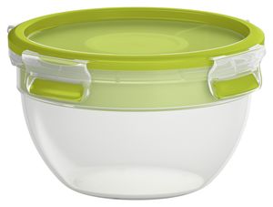 emsa Salatbox CLIP & GO 1,0 Liter transparent / grün