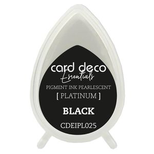 Card Deco Essentials Platinum Stempelkissen Perlmutt Schwarz