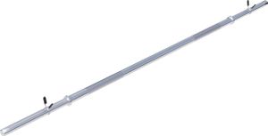 GORILLA SPORTS® Langhantelstange - Ø 30 mm, 170 cm länge, mit 2 Federverschlüsse, bis 200 kg Belastbar, aus Chrom - Langhantel, Hantelstange, Hantel, Langhantel-Stange