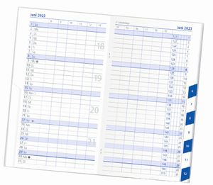 Kalender-Ersatzeinlage 2021 1M/2S Registerschnitt 530-6198