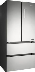 Concept LA6983SS, Freistehend, French door, Grau, LED, Berührung, Edelstahl