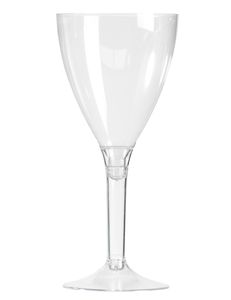 Kunststoff-Weingläser 10 Stück transparent 160 ml