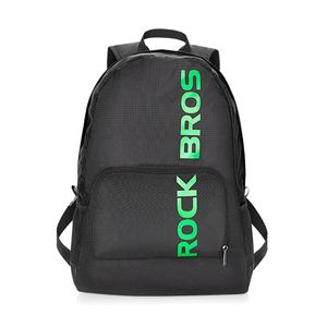 Sport-Faltrucksack 18 L in Schwarz 46,5 x 38,0 cm Wasserdicht mit reflektierenden Elementen