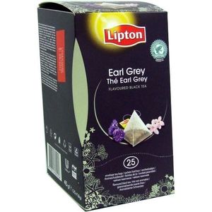 Lipton Pyramiden Teebeutel Earl Grey 25 Btl. (Schwarztee) Vakuumverpackt