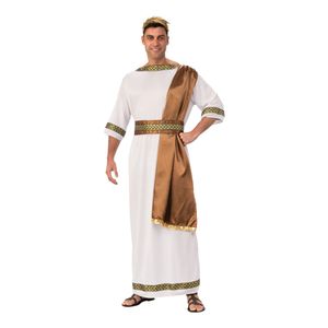 Bristol Novelty - "Greek God" Kostüm Set für Herren BN2808 (XL) (Weiß/Braun/Gold)