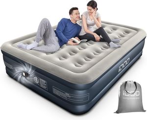 iDOO Queen Luftmatratze, Modell R-M002 –Selbstaufblasendes Luftbett 203x152x46cm