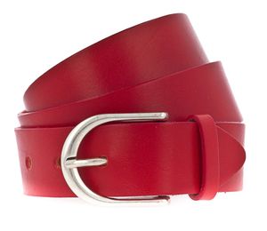 Vanzetti Classics 35mm Full Leather Belt W90 Red