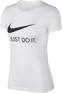 Nike Damen Fitness Training kurzarm T-Shirt W NSW TEE JDI Slim weiß, Größe:XL
