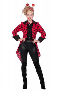 Marienkäfer Kostüm Ladybug Jacke Insekt Tier Tierkostüm Damen Karneval Fasching 44